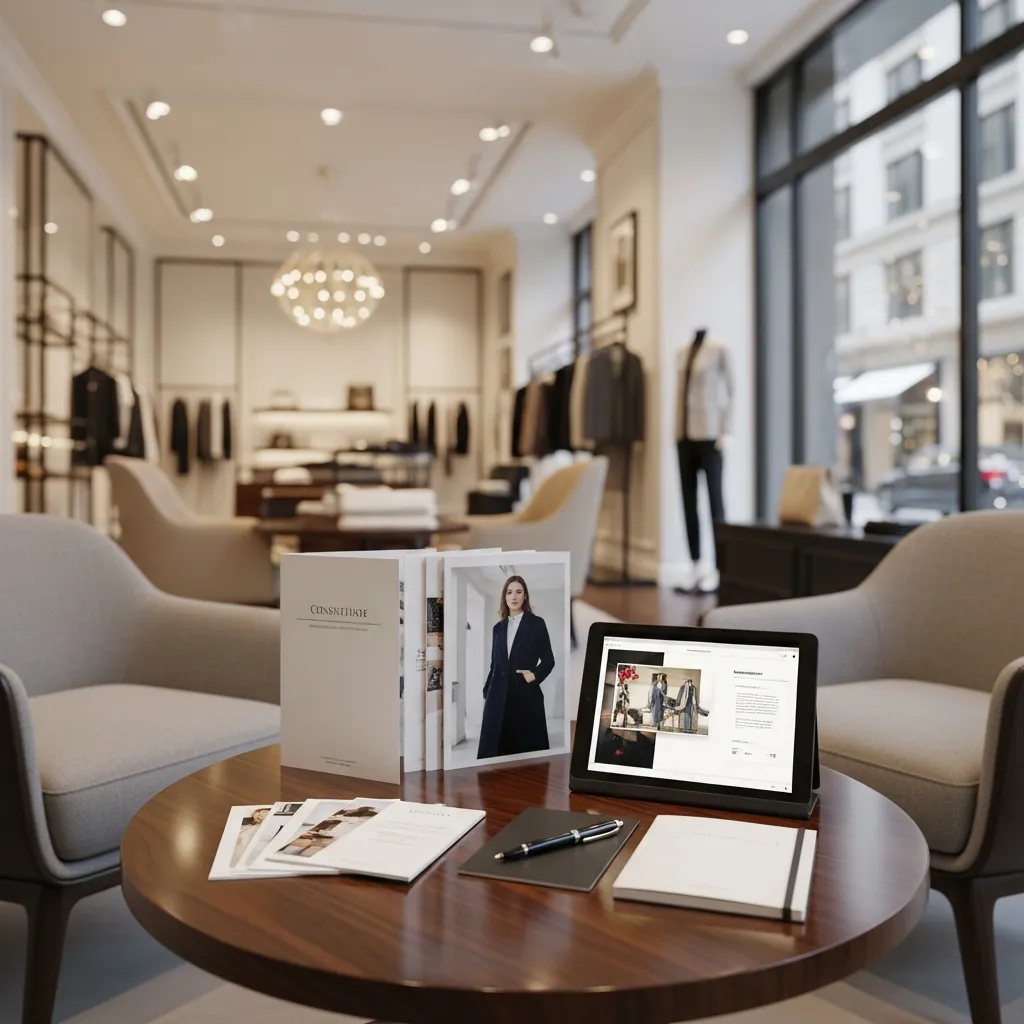 Essential consultation package showing stylish shopping environment